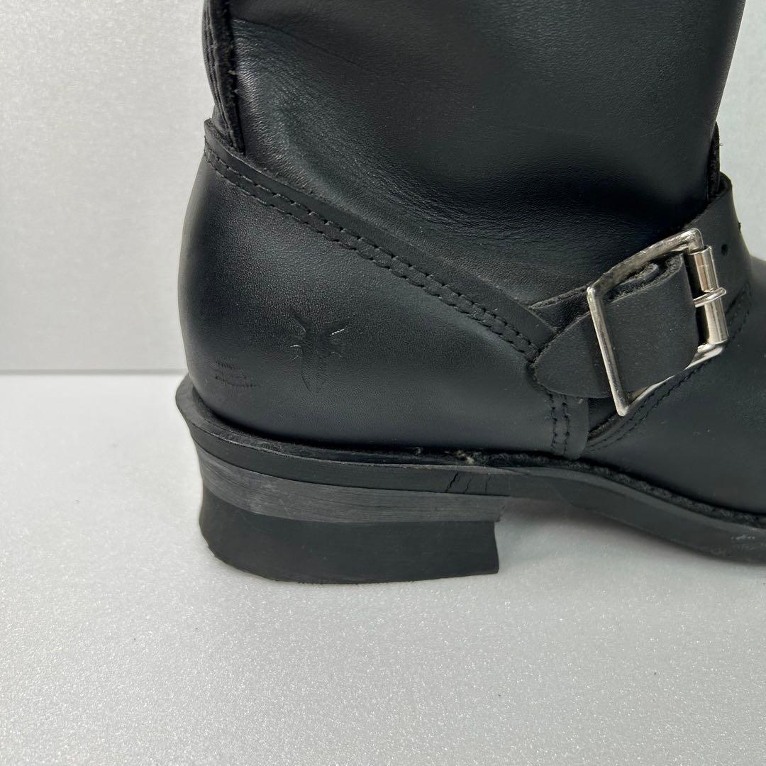 【美品】FRYE フライ エンジニアブーツ 本革 ブラック USA製