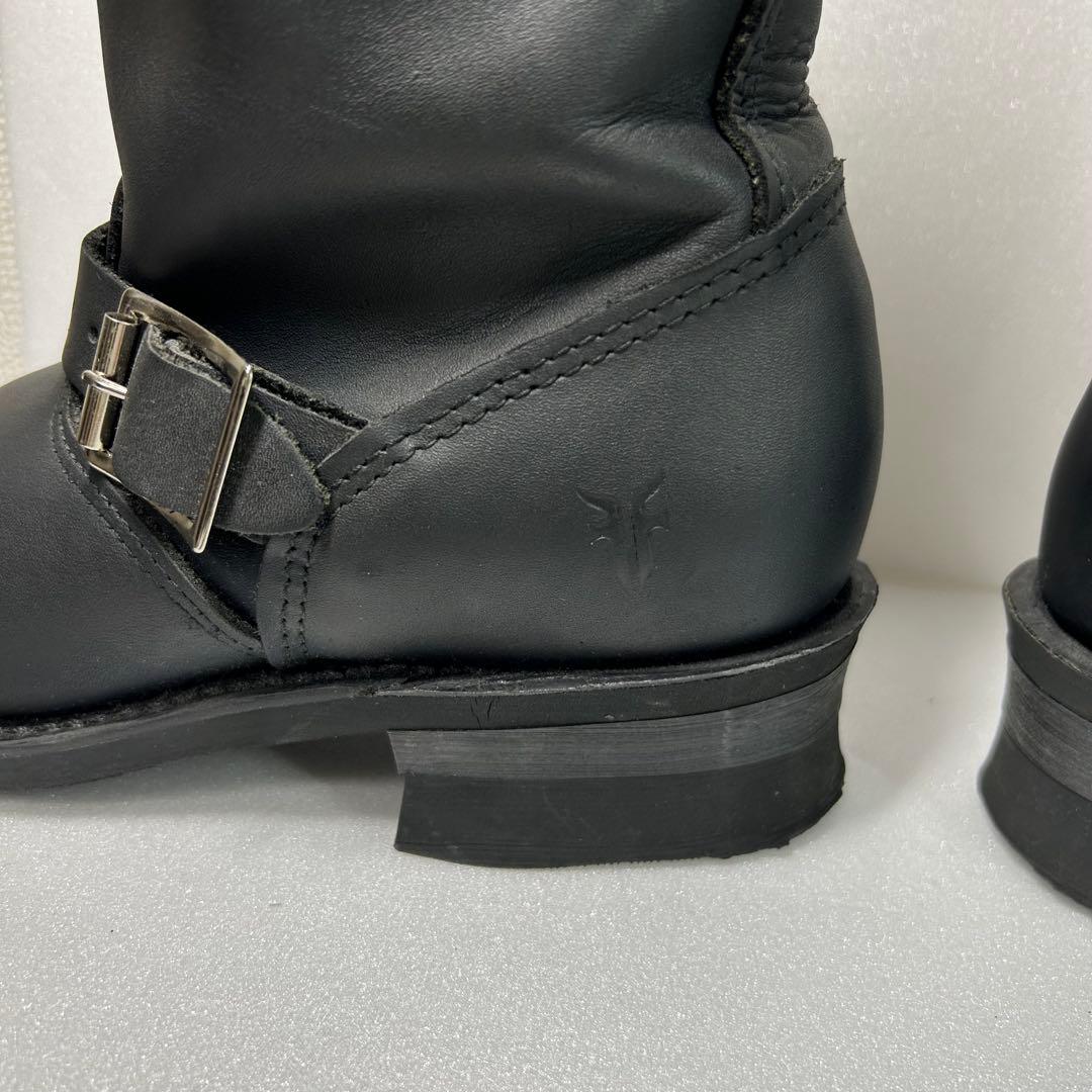 【美品】FRYE フライ エンジニアブーツ 本革 ブラック USA製