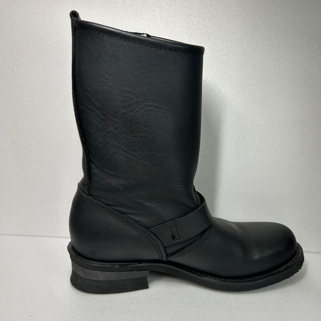【美品】FRYE フライ エンジニアブーツ 本革 ブラック USA製