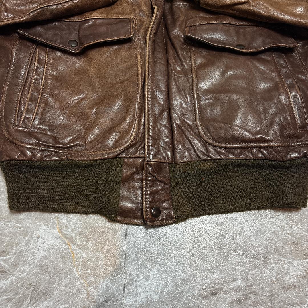 80s Schott G1 フライトジャケット ボア襟 ライナー 完品 40