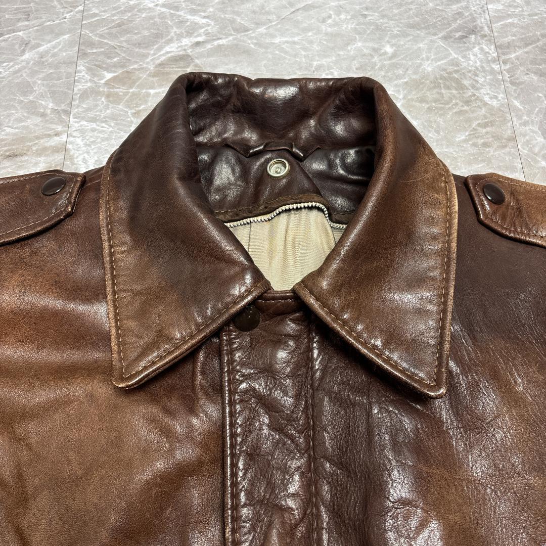 80s Schott G1 フライトジャケット ボア襟 ライナー 完品 40