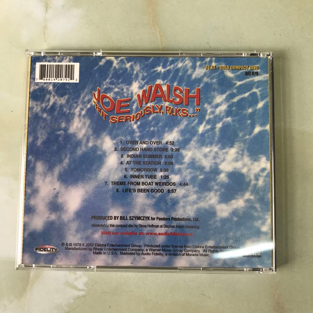 洋楽 JOE WALSH / But Seriously,Follks...