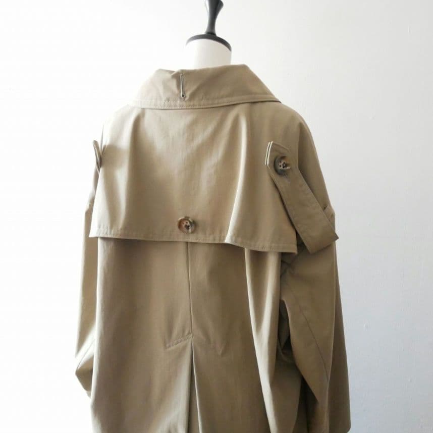 ENFOLD ドライストレッチ2wayCollarトレンチ