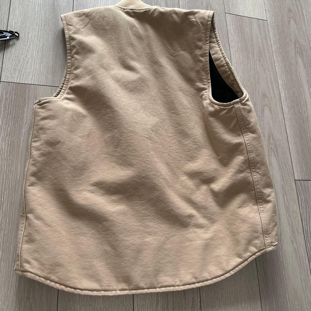 carhartt ベージュ ベスト Sサイズ