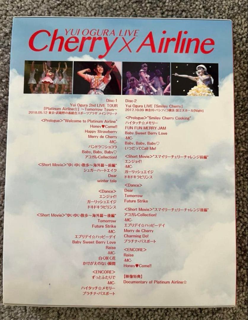 小倉唯/LIVE Cherry×Airline〈2枚組〉　ハードカバー付き