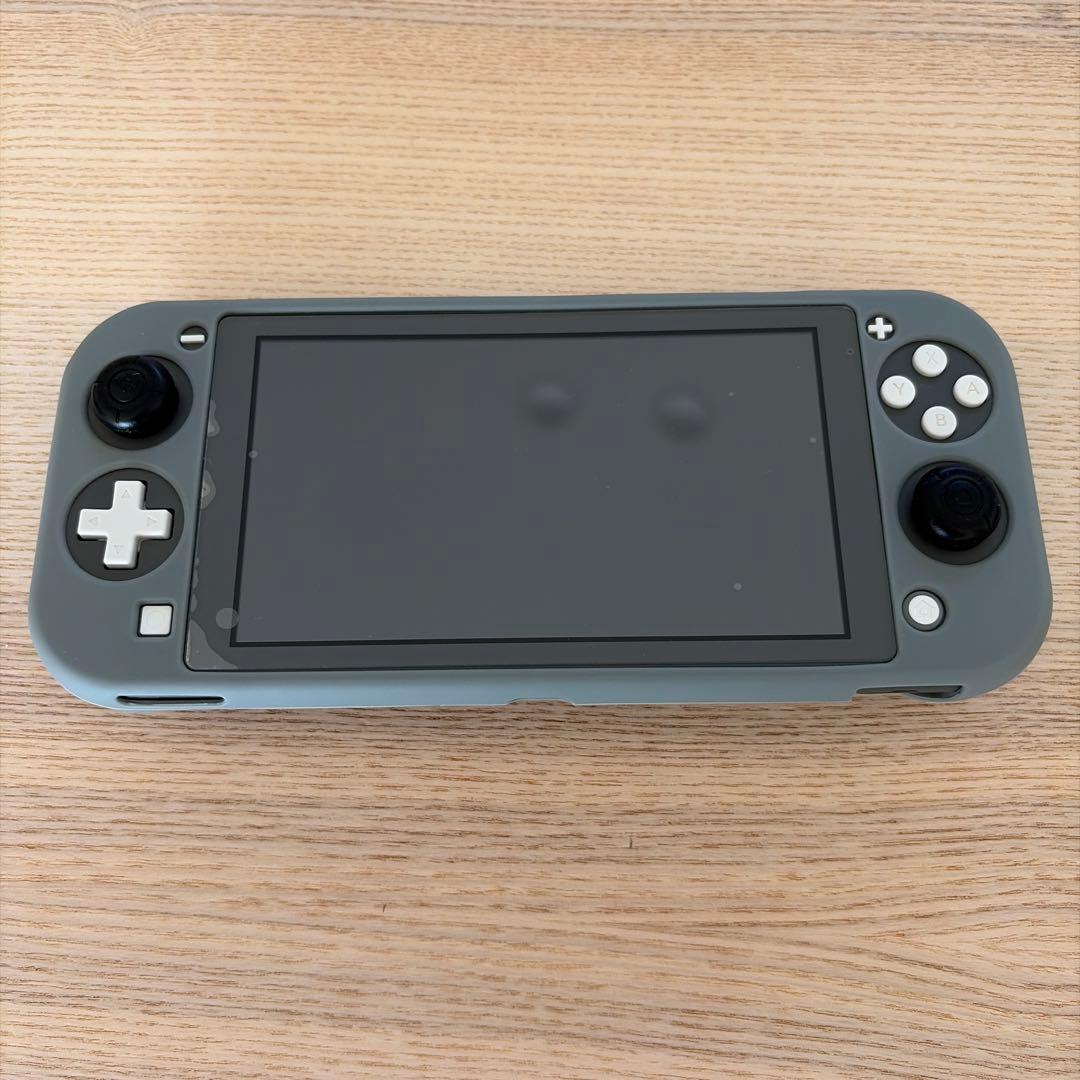 Nintendo Switch Lite グレー 本体 ケース・カバー付き 美品