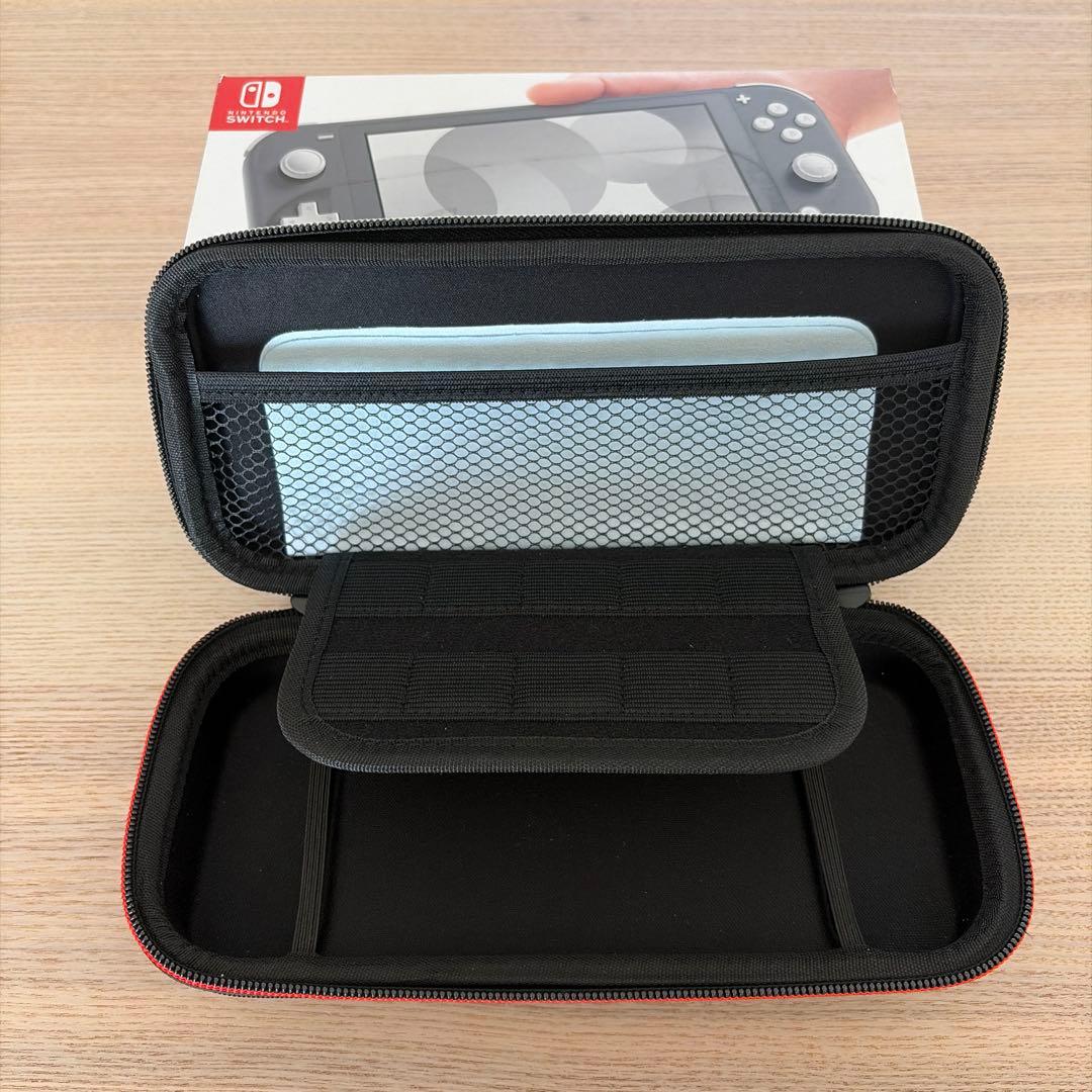 Nintendo Switch Lite グレー 本体 ケース・カバー付き 美品