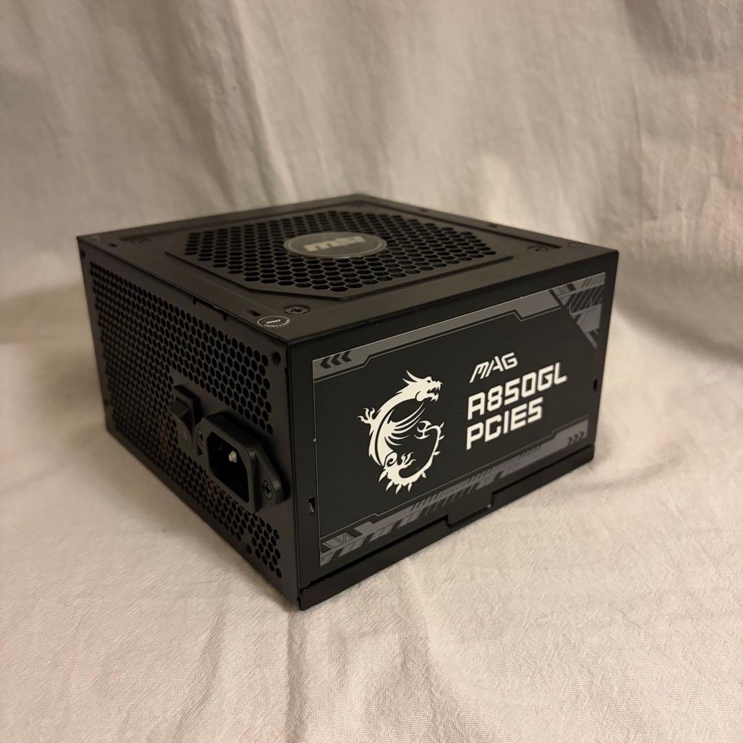 電源ユニット MSI MAG A850GL PCIE5 (850W, 80+ Gold)