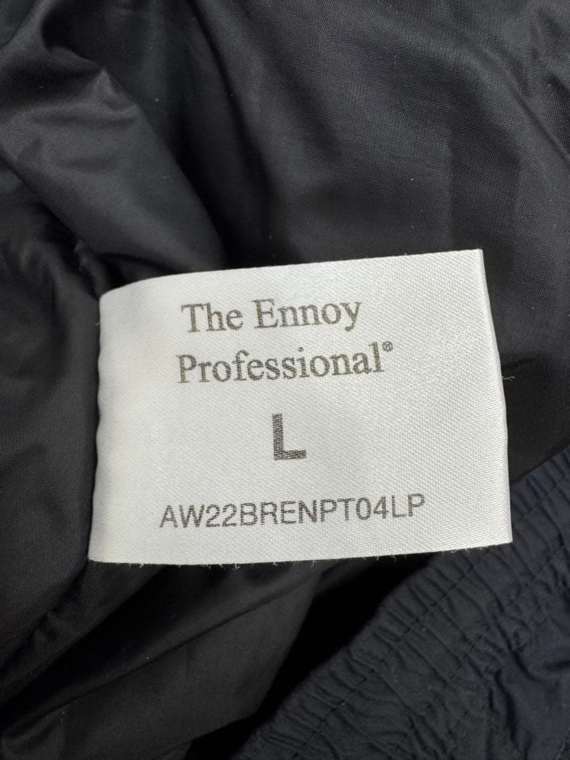 ENNOY エンノイ NYLON PADDED PANTS L AW22