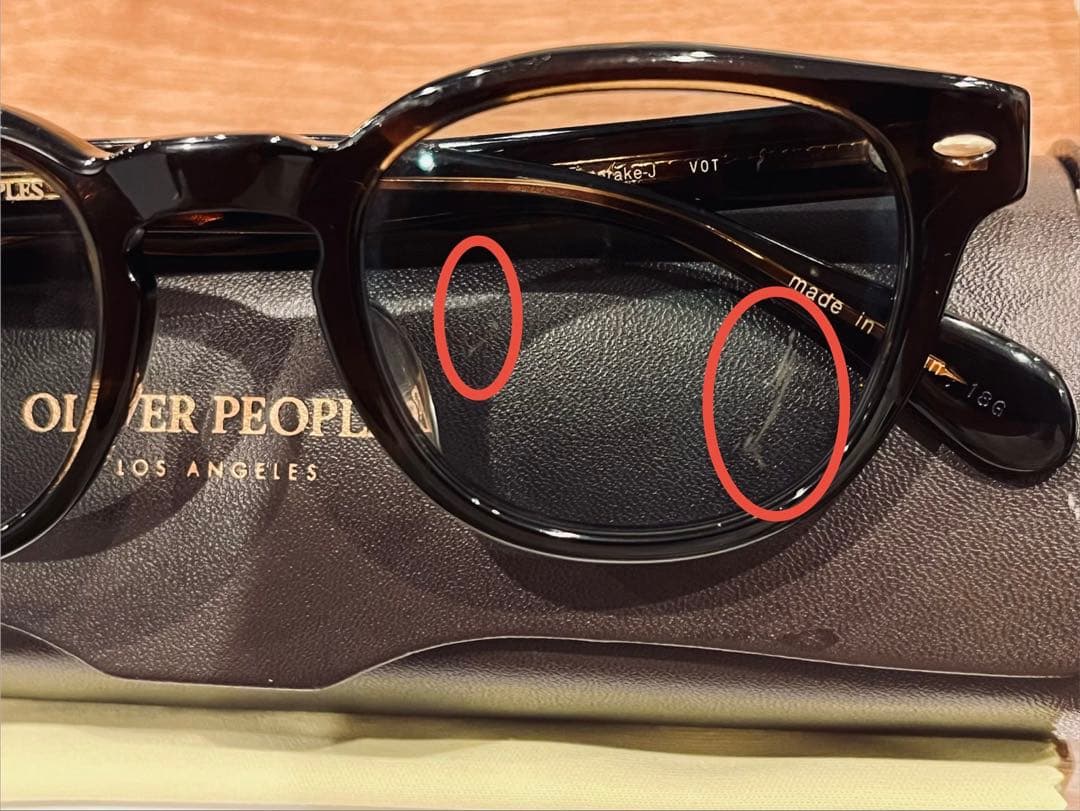 OLIVER PEOPLES sheldrake J VOTタレックス偏光レンズ