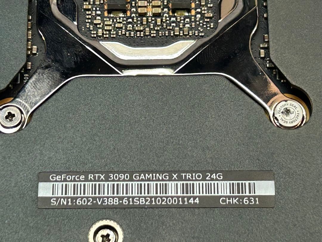 【美品】 GAMING X TRIO RTX 3090 24GB 【完備品】