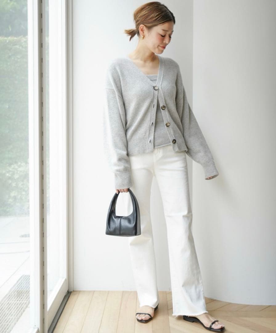 Deuxieme Classe ◆Fiocco Vネック カーディガン◆定価6万