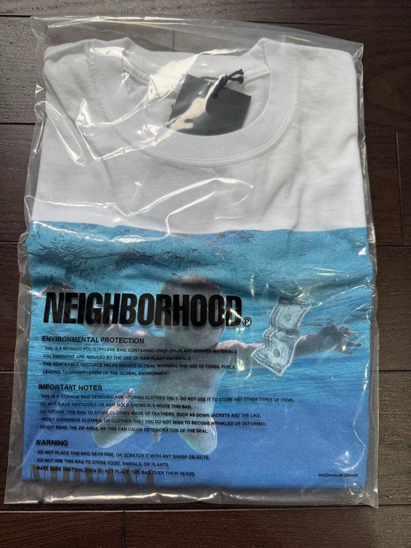 M NEIGHBORHOOD NH × NIRVANA TEE SS-3