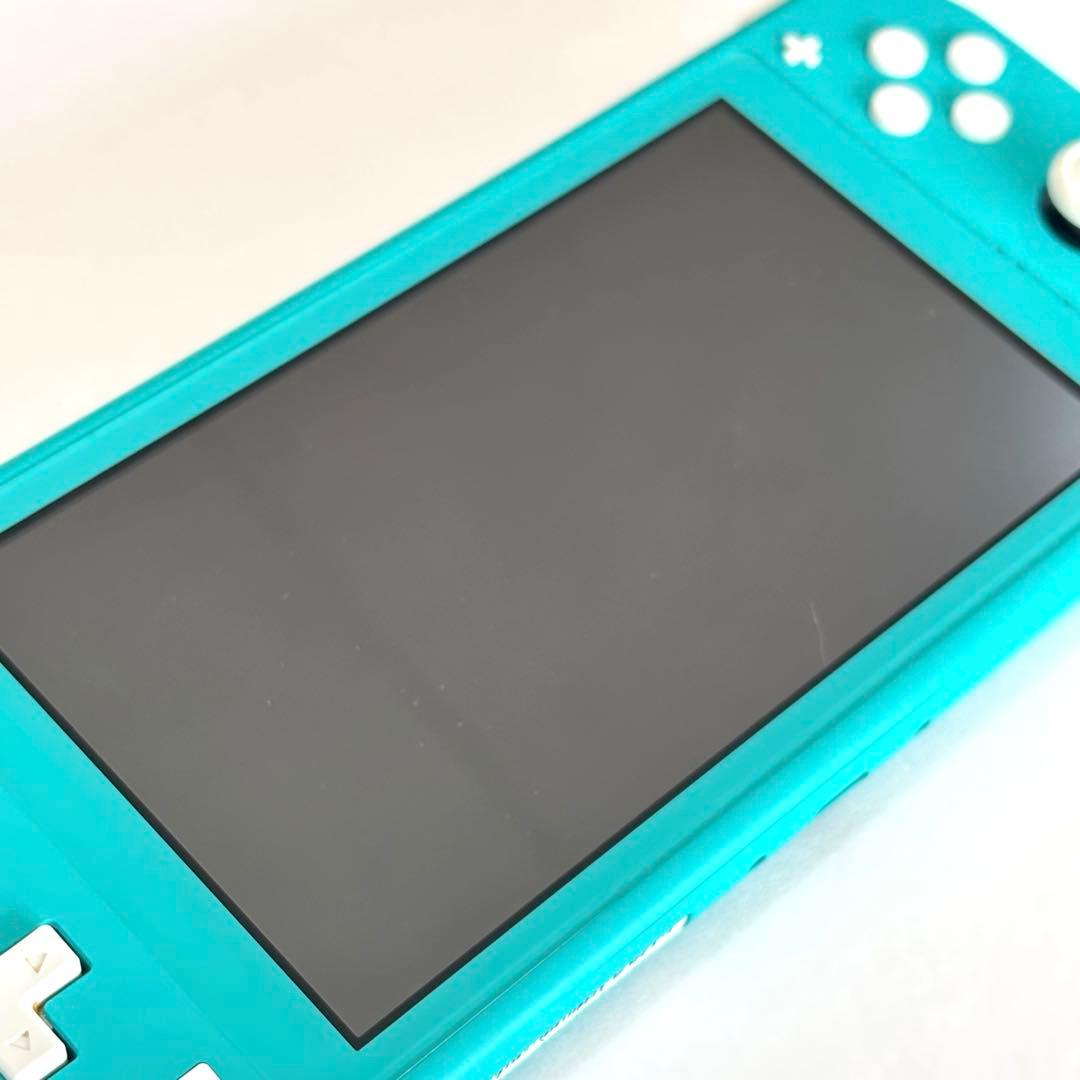 ニンテンドー　スイッチ　ライト　どうぶつの森　限定デザイン　ターコイズカラー
