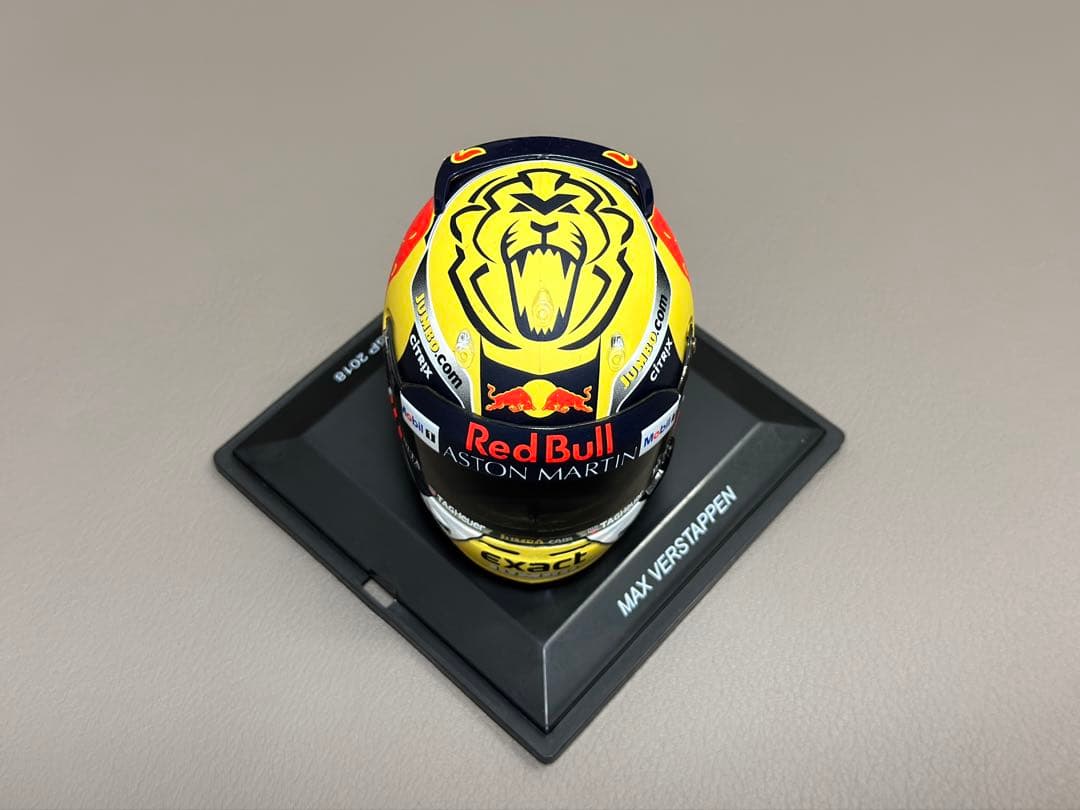 マックスフェルスタッペン 2018年オーストリアGP F1ヘルメット1/5サイズ