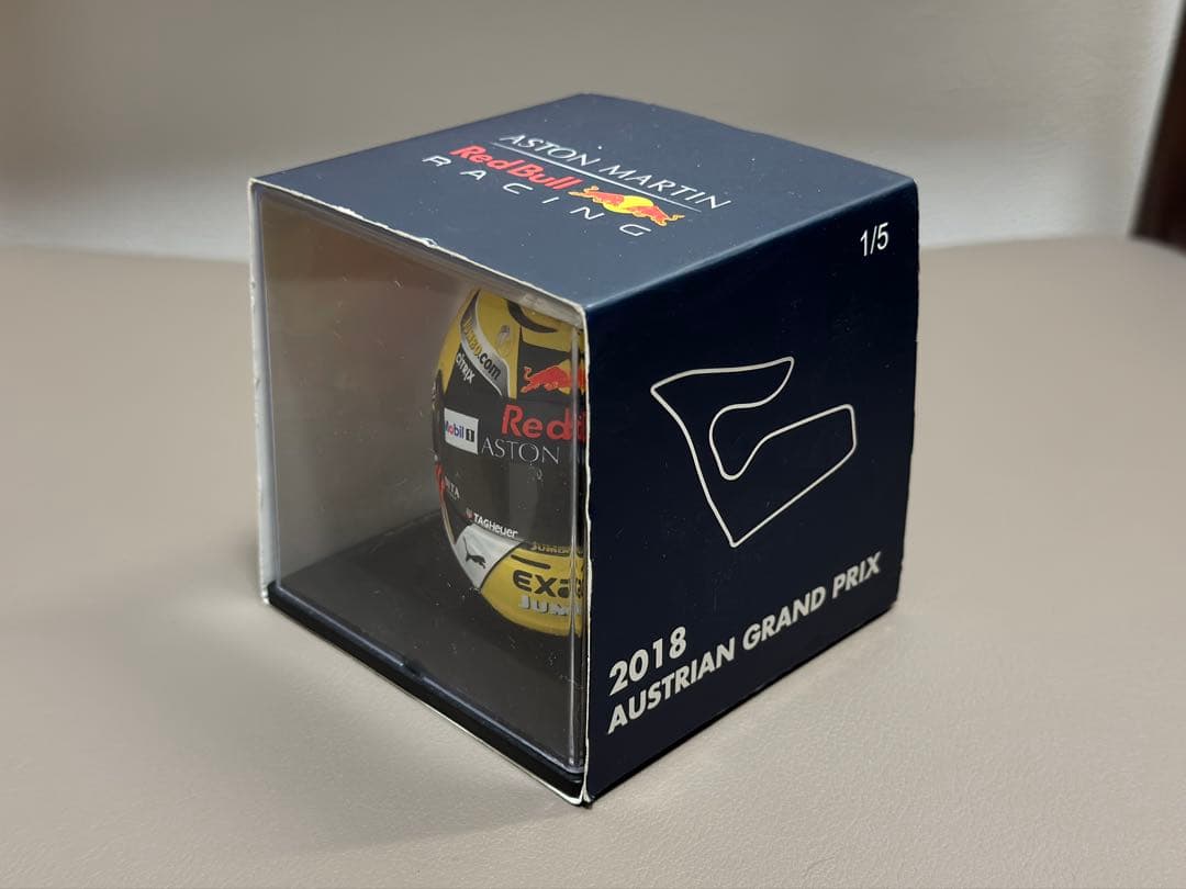 マックスフェルスタッペン 2018年オーストリアGP F1ヘルメット1/5サイズ