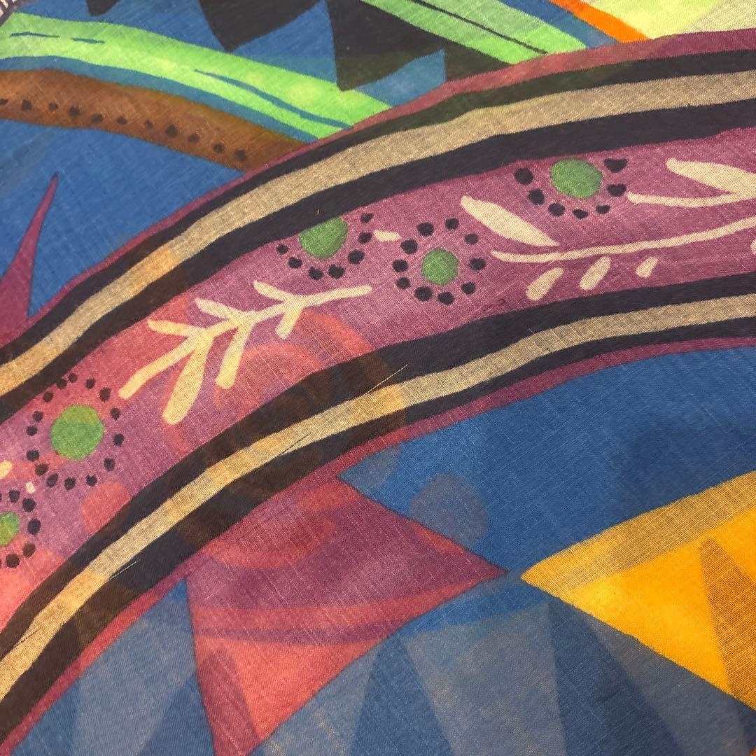ETRO エトロ ペイズリー ストール 大判 ショール