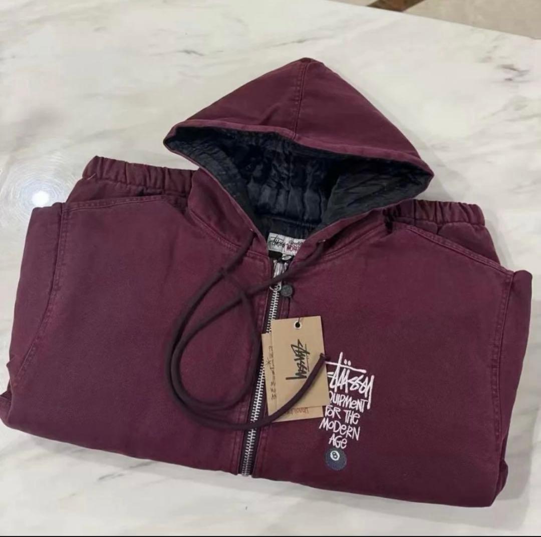 ジャケット・アウター STUSSY CANVAS INSULATED WORK JACKET XL