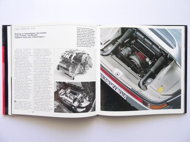 洋書◆ポルシェ 6気筒 スーパーカー写真集 本 自動車