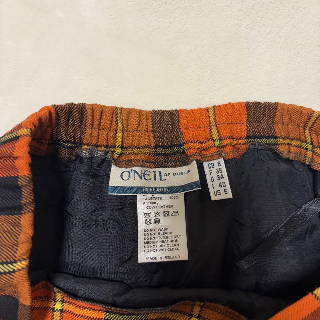 O'NEIL OF DUBLIN オニールオブダブリンキルトラップスカート