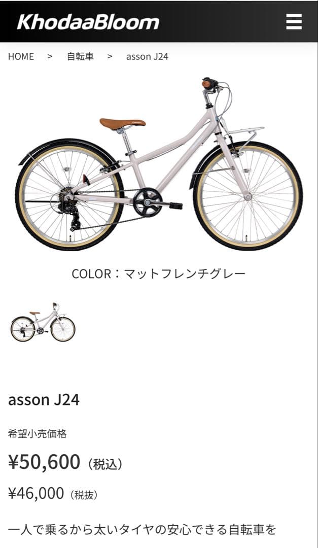 コーダブルーム　KhodaaBloom 24インチ