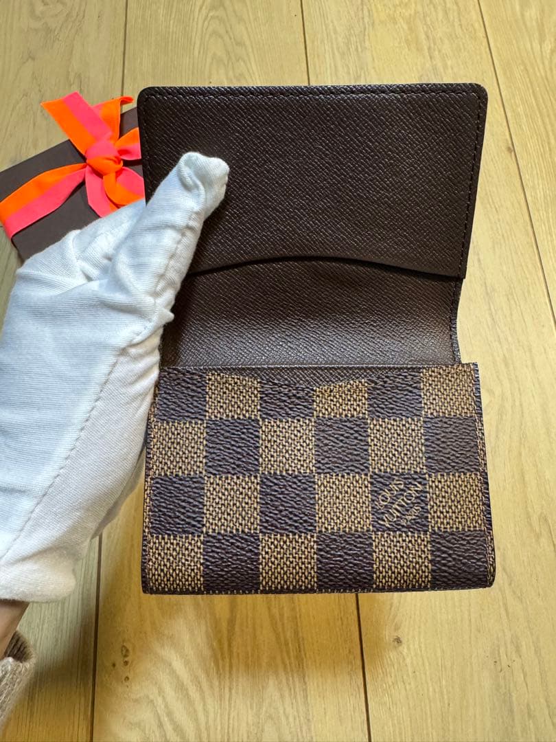 LOUIS VUITTON ダミエ 名刺入れ【美品・箱付き】