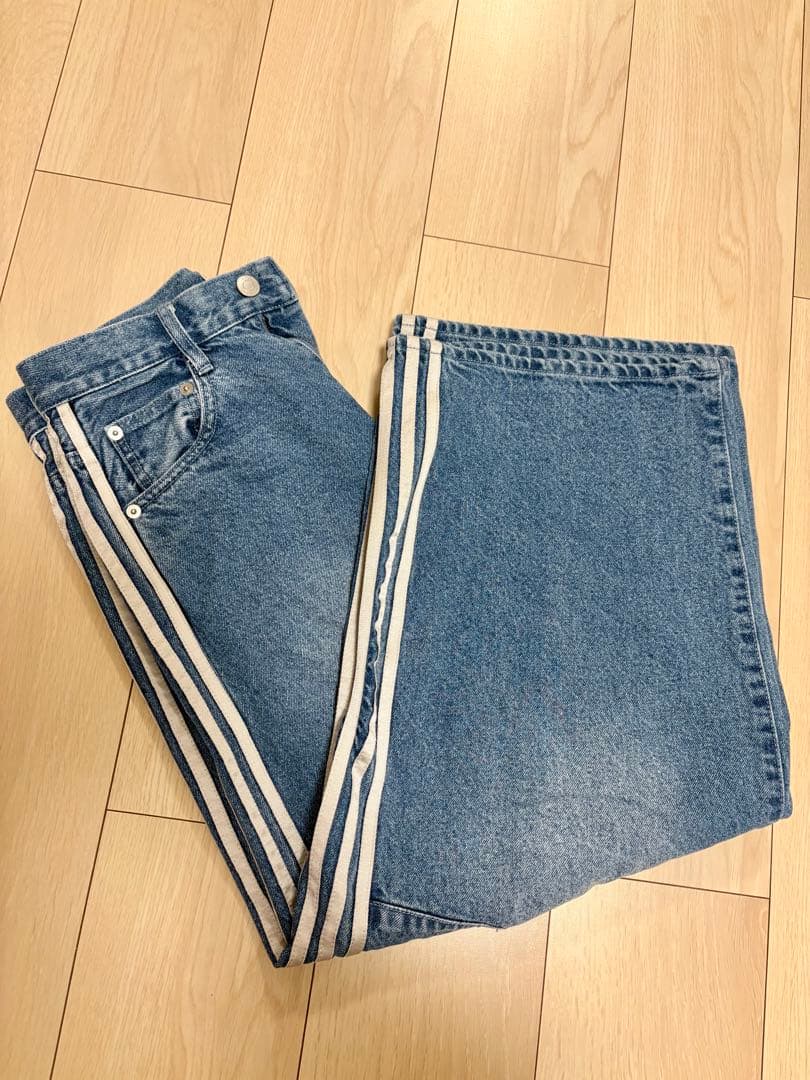 パンツ THE TOE Emirates track denim pants