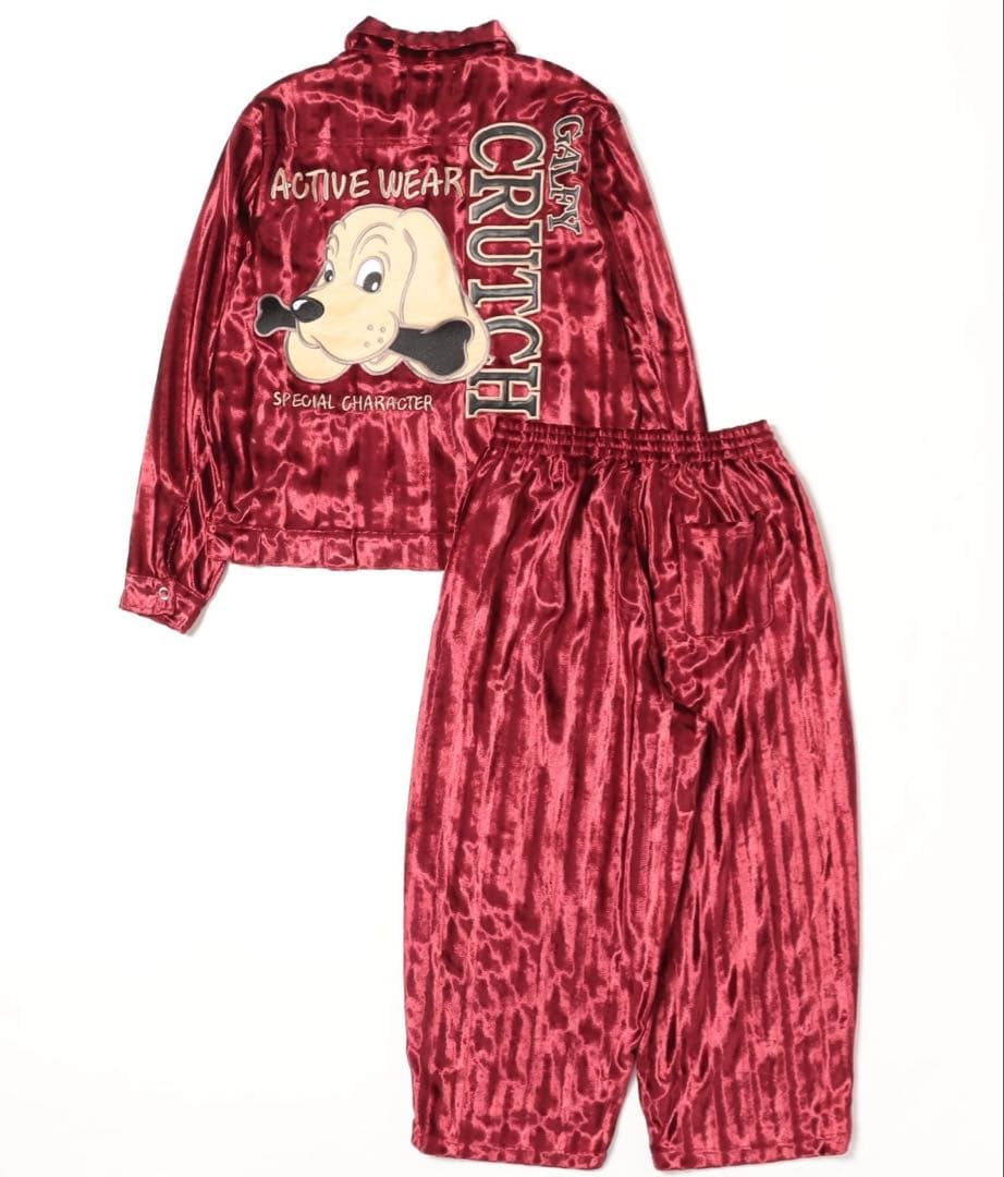 完売品　GALFY ベロア　大型犬　セットアップ　　上下セットアップ　特攻服