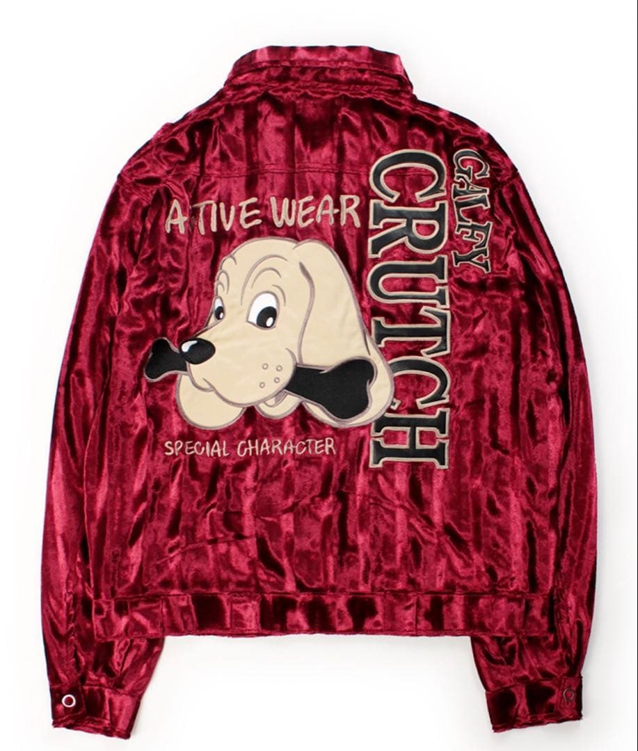 完売品　GALFY ベロア　大型犬　セットアップ　　上下セットアップ　特攻服
