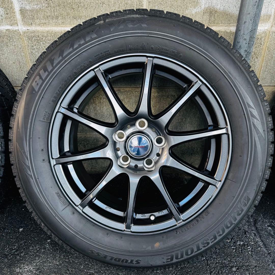 ながブリヂストンブリザックVRX225/60R17アルファードスタッドレス