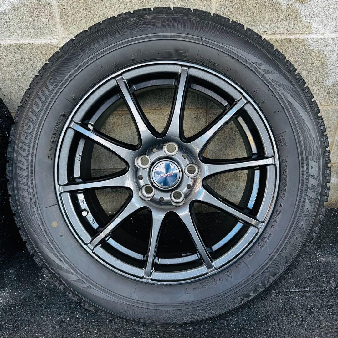 ながブリヂストンブリザックVRX225/60R17アルファードスタッドレス