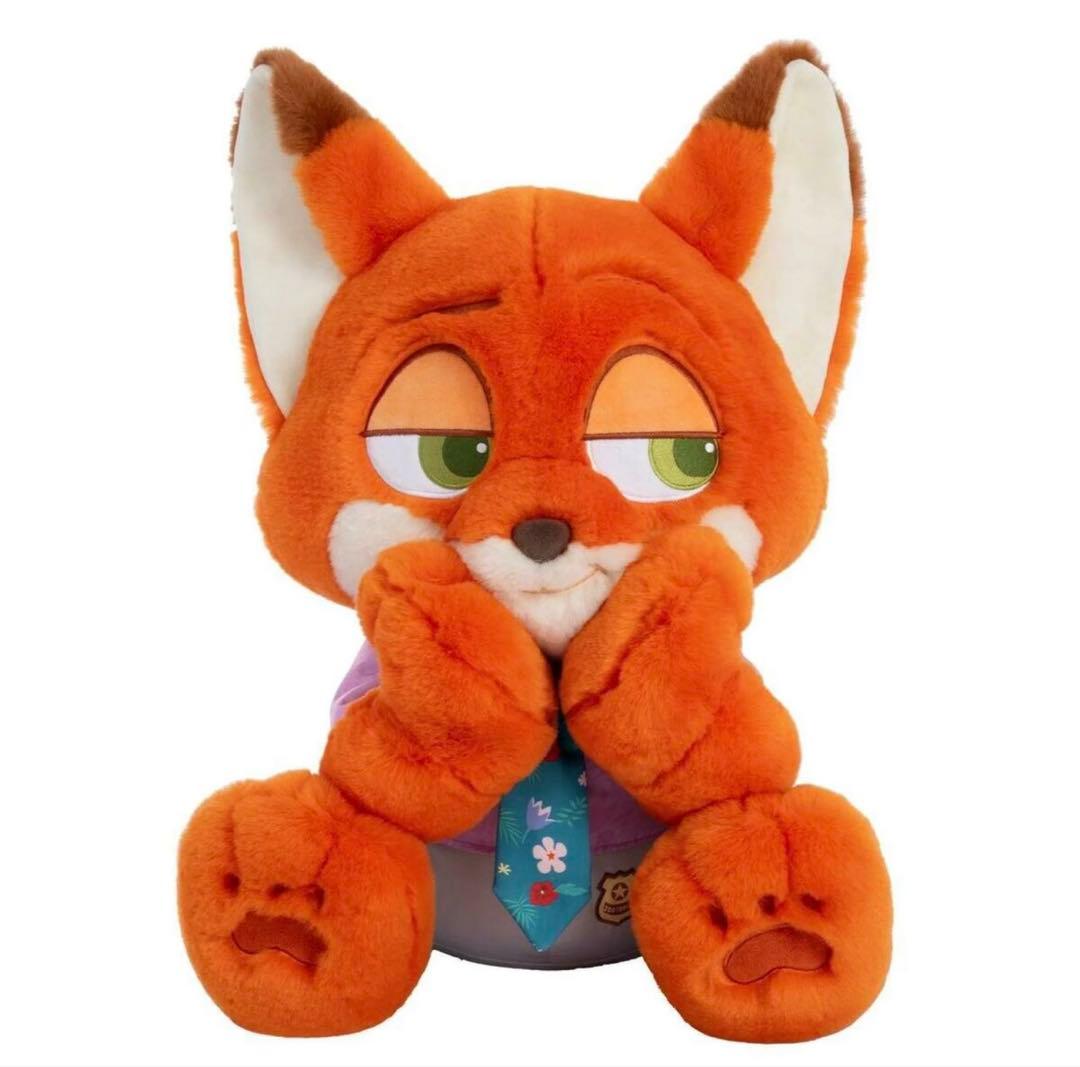 ズートピア 2 ニック ぬいぐるみ　コストコ ブランケット入り　大きい　50cm