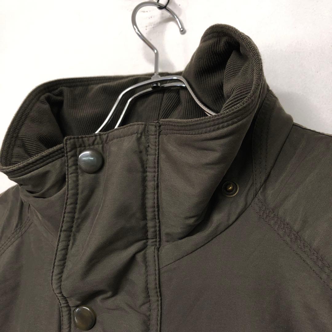 Columbia 古着 比翼ジップ 中綿 スタンドカラー モッズコート