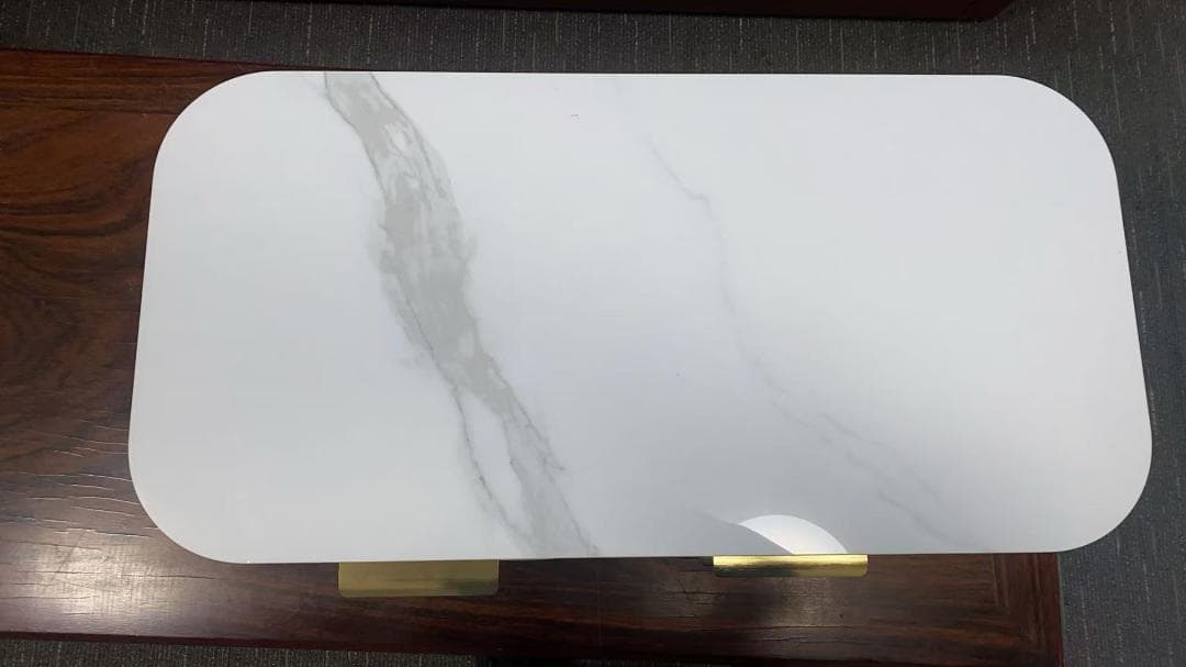 【美品】大理石天板三色変化LEDミラードレッサー 212-80-01訳あり品