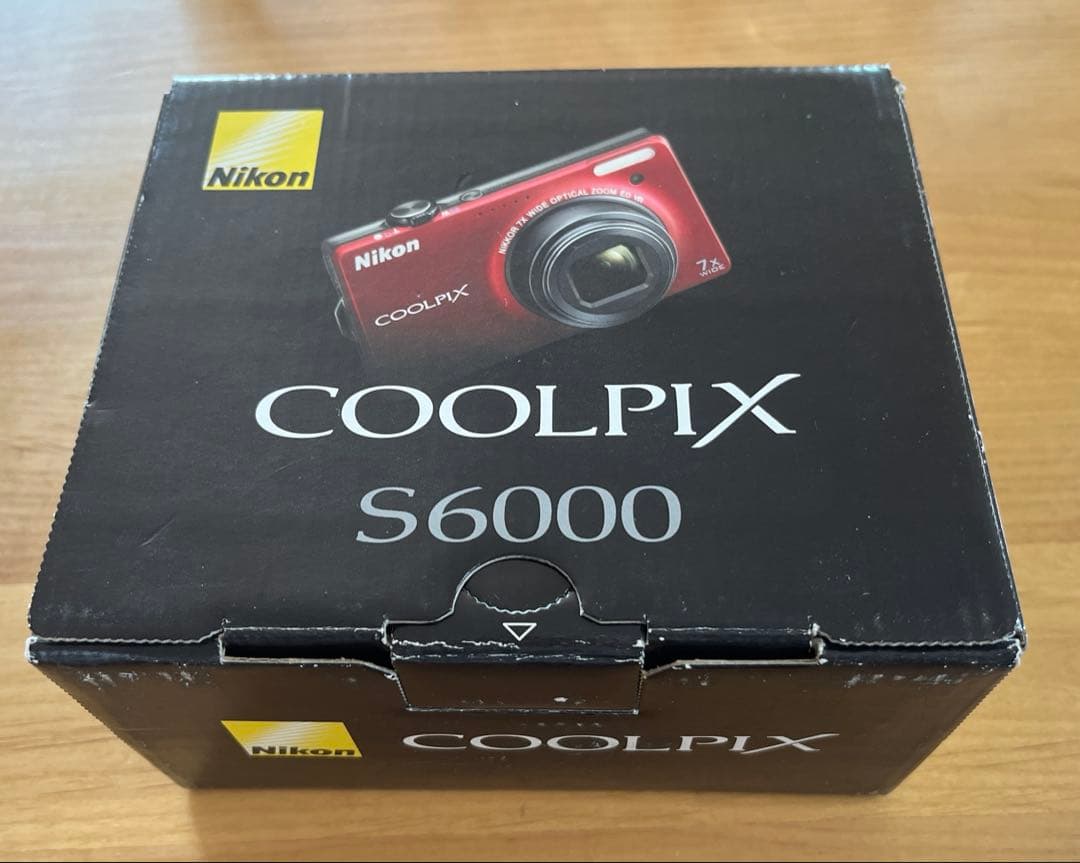 ニコン Nikon COOLPIX S6000 レッド　箱付き