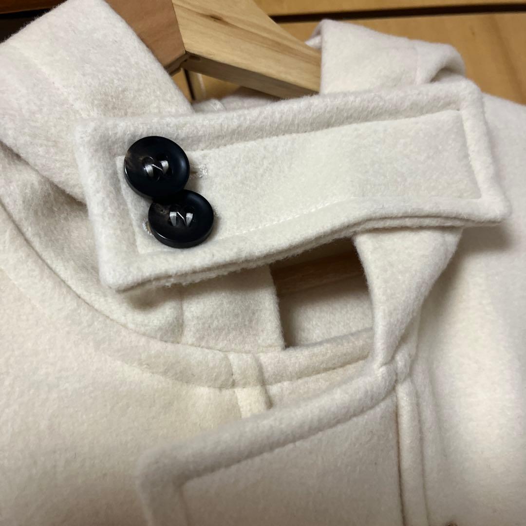 【極美品】BOTTEGA MARTINESE イタリア製 ダッフルコート白　46