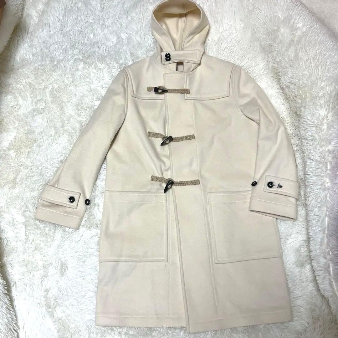 【極美品】BOTTEGA MARTINESE イタリア製 ダッフルコート白　46