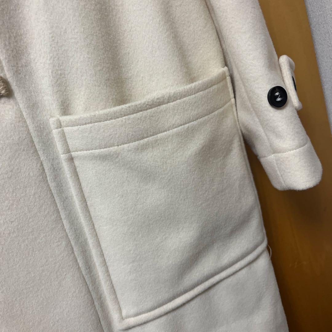 【極美品】BOTTEGA MARTINESE イタリア製 ダッフルコート白　46