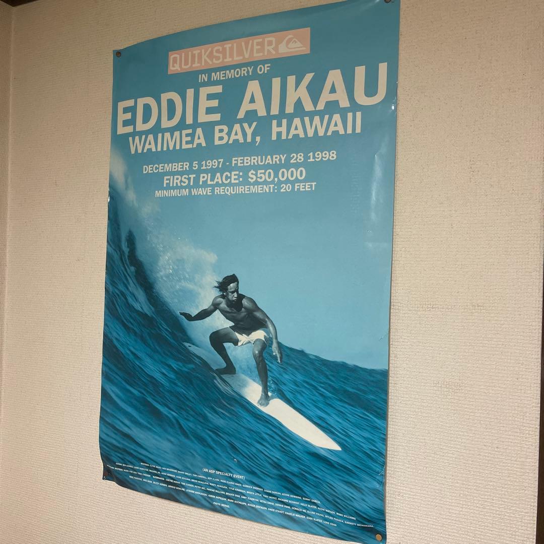 希少Eddie Aikau Quiksilver ポスター