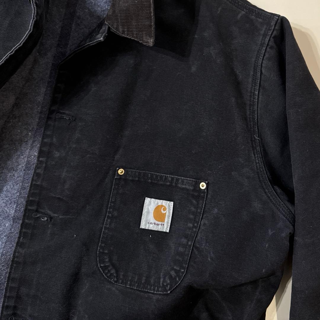 雰囲気◎ 90年代 Carhartt チョアコート BLK サイズ50