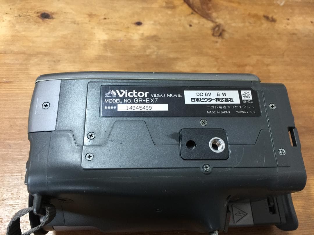 良品 撮影再生ダビングOK　VICTOR　GR-EX7　付属品有　S-VHS-C