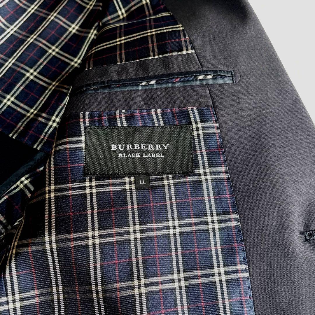 BURBERRY BLACK LABEL 紺ブレザー XL ノバチェック