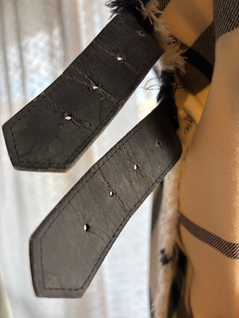 BURBERRYチェック柄巻きスカート ７号