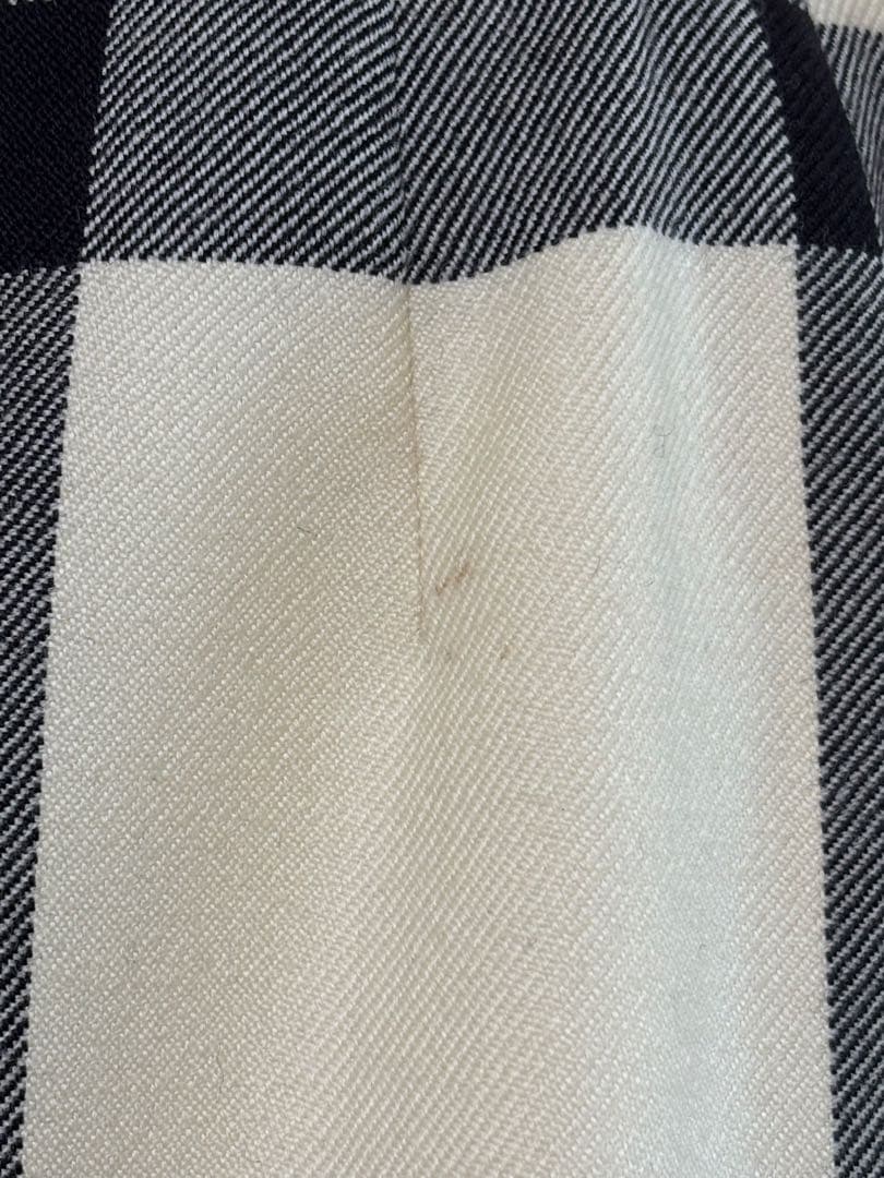 BURBERRYチェック柄巻きスカート ７号