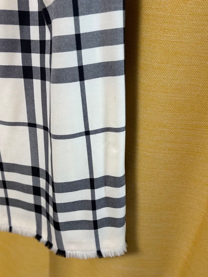 BURBERRYチェック柄巻きスカート ７号