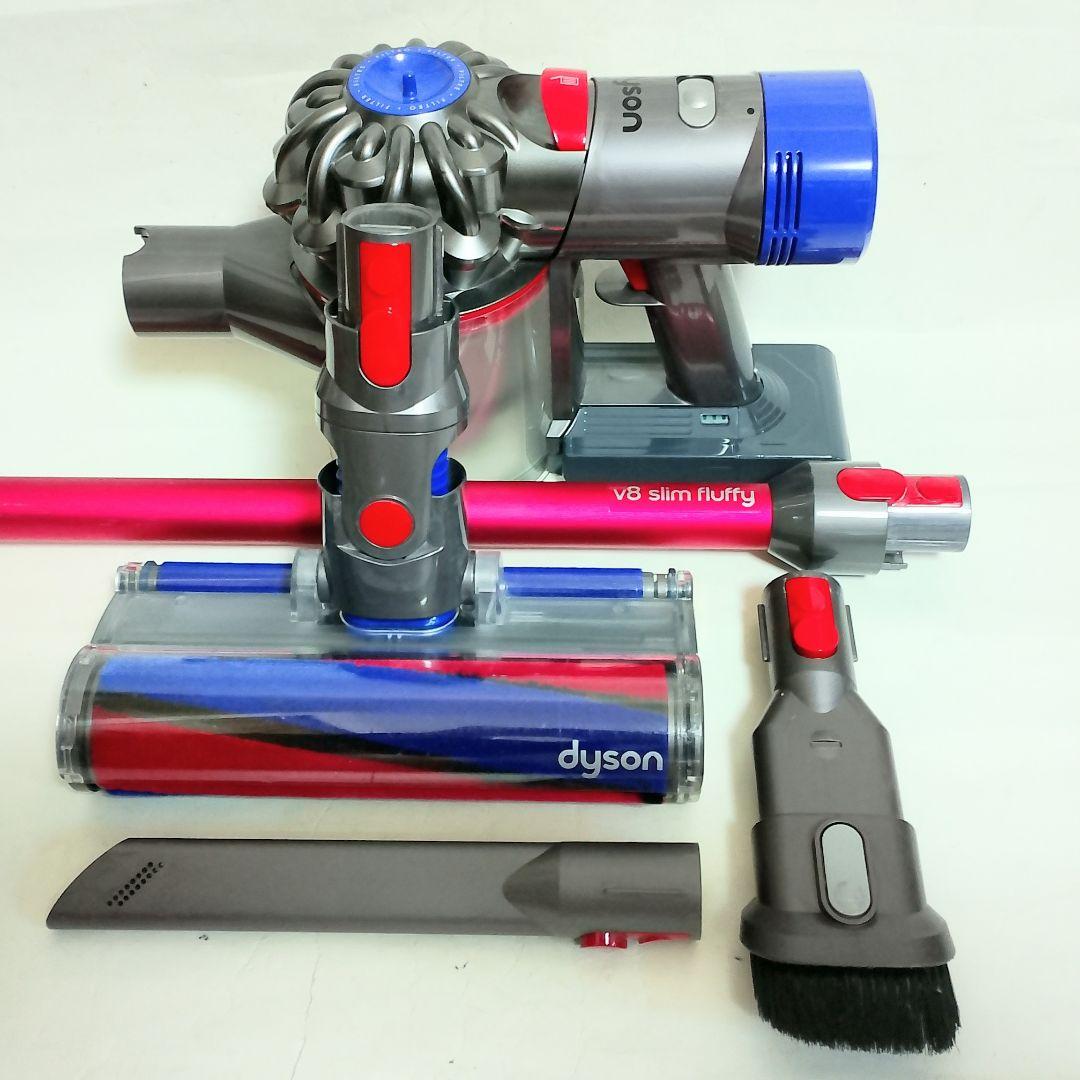 Dyson　V8 fluffy　ソフトローラーヘッド　サイクロンクリーナー