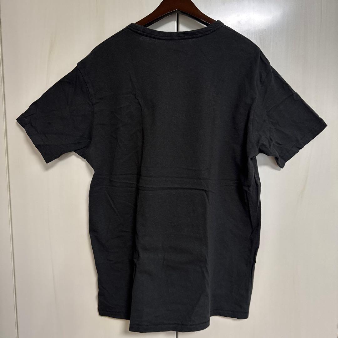 ダブルアールエル　RRL ロゴアップリケTシャツ　黒　L