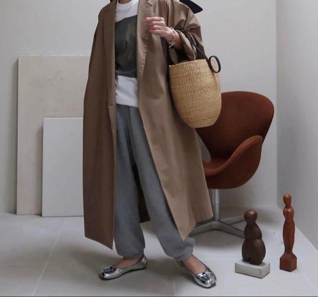 ジャケット・アウター ARGUE ESSENTIAL WIDE OVER TRENCH COAT