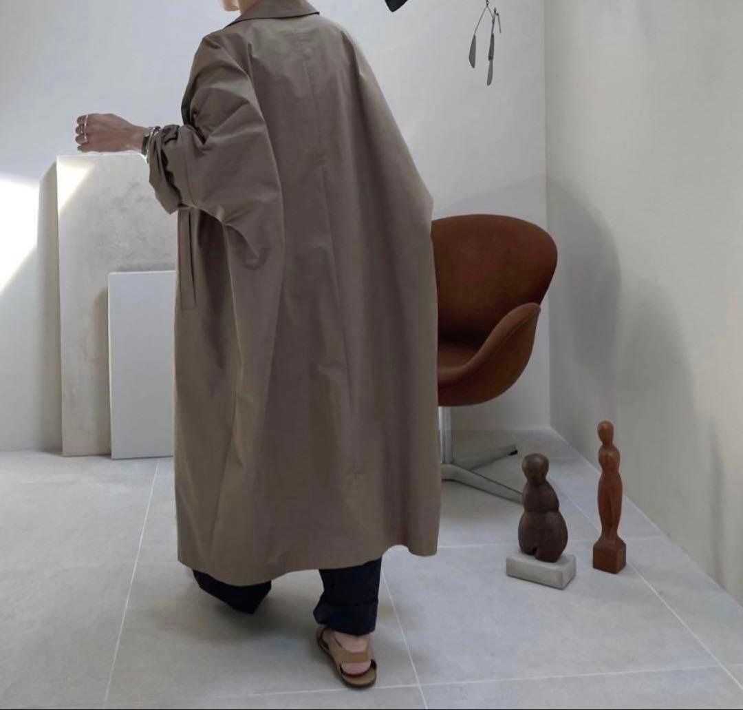 ジャケット・アウター ARGUE ESSENTIAL WIDE OVER TRENCH COAT