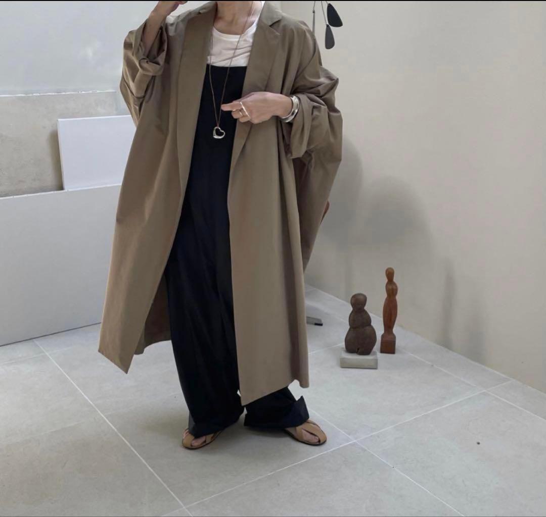 ジャケット・アウター ARGUE ESSENTIAL WIDE OVER TRENCH COAT